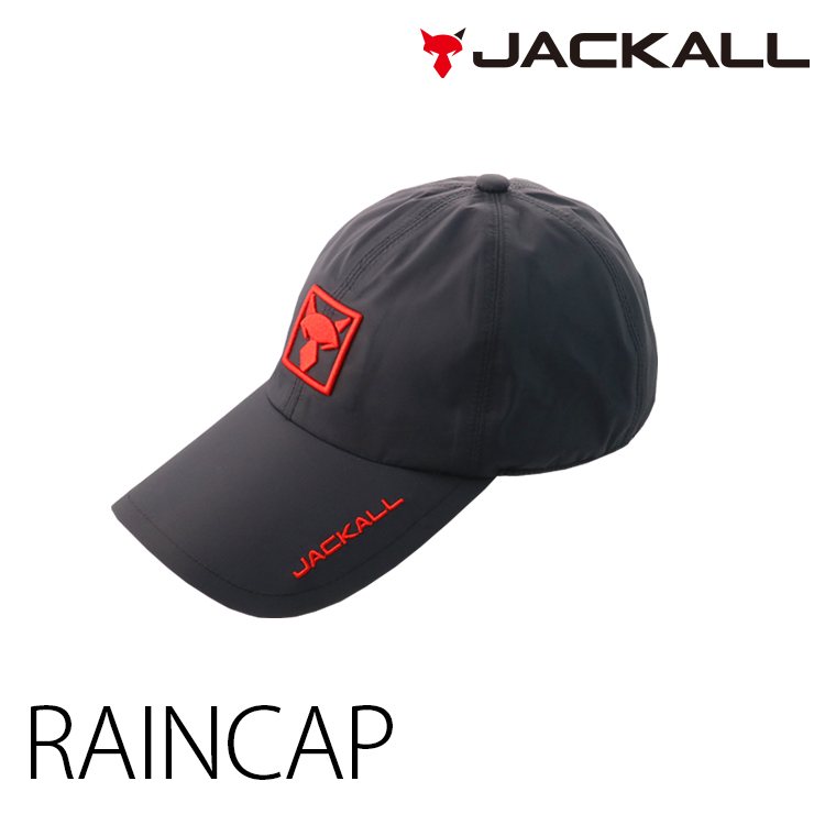 JACKALL RAIN CAP #黑 [釣魚帽]